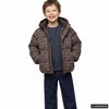 Jungen Steppjacke mit Allover-Print