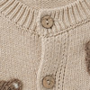 Newborn Strickjacke mit Bären-Motiven