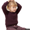 Mädchen Strickpullover mit Rippstruktur