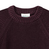 Mädchen Strickpullover mit Rippstruktur