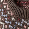 Mädchen Strickpullover mit Norwegermuster