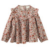 Mädchen Musselin-Bluse mit Blümchen
