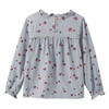 Mädchen Musselin-Bluse mit Blümchen