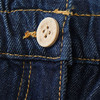 Mädchen Paperbag-Jeans aus Raw Denim