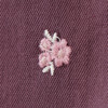 Mädchen Jeanskleid mit Blümchen-Stickerei