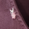 Mädchen Jeanskleid mit Blümchen-Stickerei