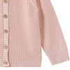 Mädchen Strickjacke mit Rippstruktur