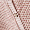 Mädchen Strickjacke mit Rippstruktur