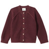Mädchen Strickjacke mit Rippstruktur