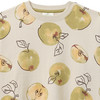Jungen Sweatshirt mit Apfel-Print