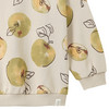 Jungen Sweatshirt mit Apfel-Print