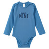 3 Baby Langarmbodys mit Flock-Print