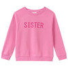 Mädchen Sweatshirt mit Flock-Print