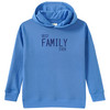 Kinder Hoodie mit Flock-Print blau