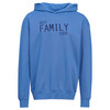 Herren Hoodie mit Flock-Print blau