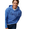 Herren Hoodie mit Flock-Print