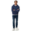 Herren Hoodie mit Flock-Print