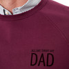Herren Sweatshirt mit Flock-Print