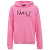 Damen Hoodie mit Flock-Print pink