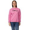 Damen Hoodie mit Flock-Print