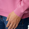 Damen Sweatshirt mit Flock-Print