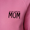Damen Sweatshirt mit Flock-Print
