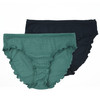 2 Damen Slips mit feiner Struktur
