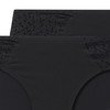 2 Damen Seamless-Slips mit Spitze