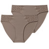 2 Damen Seamless-Slips mit Spitze