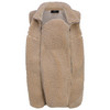 Damen Umstands-Teddyweste mit Babyeinsatz