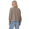 Damen Sweatjacke mit Druckknöpfen