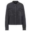 Damen Musselin-Bluse in Used-Optik