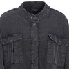 Damen Musselin-Bluse in Used-Optik