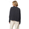 Damen Musselin-Bluse in Used-Optik