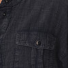 Damen Musselin-Bluse in Used-Optik