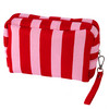 Damen Kosmetiktasche mit Streifen-Muster