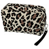 Damen Kosmetiktasche mit Leo-Muster