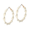 Oorbellen met wikkel-look