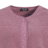Damen Teddyjacke mit Druckknopfleiste