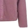 Damen Teddyjacke mit Druckknopfleiste