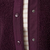 Damen Teddyjacke mit Druckknopfleiste
