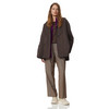 Damesjas met corduroy kraag