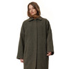Damen Wollmantel mit Futter