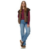 Damesvest met twee kanten en teddypluche