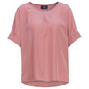 Damen Blusenshirt mit überschnittenen Ärmeln rosa