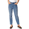 Damen Slim-Jeans mit Used-Waschung
