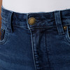Damen Slim-Jeans mit Used-Waschung