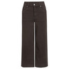 Damen Culotte mit Baumwolle dunkelbraun