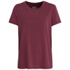 Damen T-Shirt im Basic-Look dunkelrot