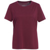 Damen T-Shirt im Basic-Look dunkellila